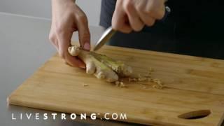 How to Peel Ginger With a Spoon