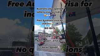 Australia lottery visa2024  apply Australia lottery visa#australiavisa