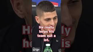 NEVER GIVES UP   Marco Verratti Raves About Arsenal Transfer Target Declan Rice  #Shorts