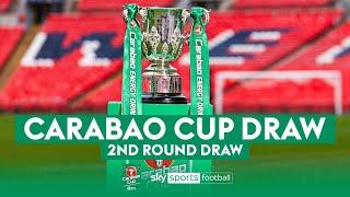 FULL DRAW Carabao Cup Second Round Draw