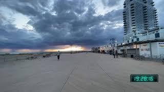  NYC Live Coney Island Sunset 41224