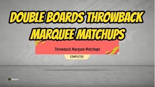 Double Boards Throwback Marquee Matchups FIFA 20