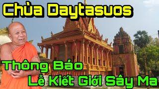 Thông Báo Lễ Kiết Giới Sây Ma Chùa Daytasuos Mỹ Tú