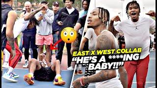 You Got A DAWG On You NOW Ballislife East & West Team Up & SHUT DOWN Trash Talkers