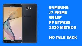 Samsung J7 Prime G610F FRP Bypass 2020  new update 2023 link in description