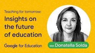 Teaching for tomorrow with Donatella Solda