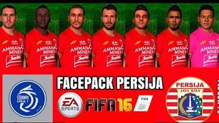 RELESEFacepack Persija Jakarta #fifa16 #fifa16offline #fifa16ultimateteam #facepack