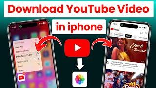 iphone me youtube se video kaise download kare gallery me  how to download youtube video in iphone