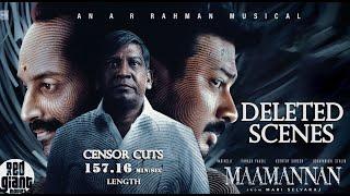 MAAMANNAN Deleted Scenes  Maamannan Censor Cuts  Maamannan Certificate  Mari Selvaraj Censor Cuts