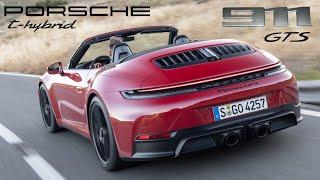 Exhaust Sound New 2025 Porsche 911 Carrera 4 GTS Cabriolet in Carmine Red