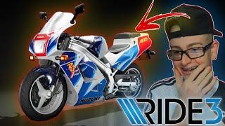 PRIMEIRA vez pilotando uma SUZUKI 2 TEMPOS 125CC *deu ruim* RIDE 3 EP.1