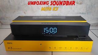 Soundbar Minimalis Cocok untuk Set UP Komputer + Jamnya