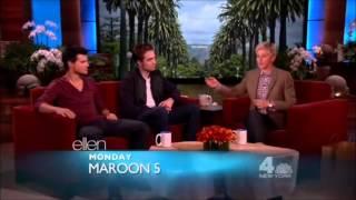 Robert Pattinson and Taylor Lautner on Ellen DeGeneres Show - full interview 2012