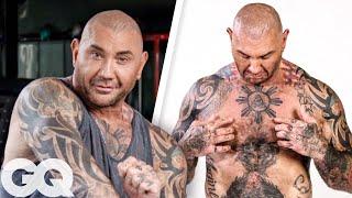 Dave Bautista Breaks Down His Tattoos  GQ