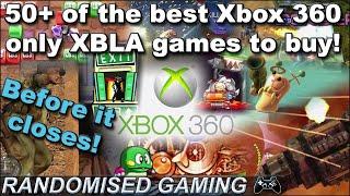 The best Xbox 360 XBLA only games to get before and after the shutdown Over 50 games & Kinect ones