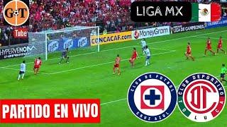 CRUZ AZUL VS TOLUCA EN VIVO   LIGA MX - APERTURA - Fecha4  EN GRANEGA