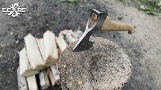 Новая жизнь старого топора The restoration of the axe