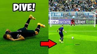 HOW TO GET AWAY WITH DIVING IN PES 2021 SUCCESSFUL DIVE