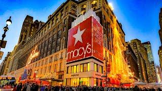 A Look At Macys Department Store During Christmas Season NYC