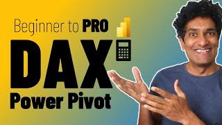 Learn Power Pivot & DAX for Power BI with 20 Beginner to PRO Examples Sample file included