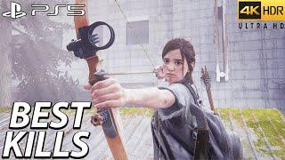 The Last of Us 2 PS5 - Best Kills 8  Grounded   4k 60FPS