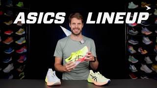 Asics Running Shoe Lineup 2024 - Road