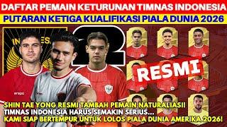 RESMI TAMBAH AMUNISI Ini Daftar Pemain Diaspora Timnas Indonesia di Round 3 Kualifikasi Piala Dunia