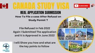 How to apply Canada Study Visa  Success story  How to apply After refusal  Key Points  Fee  Doc