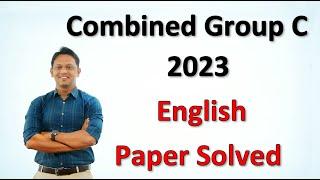 Group C 2023 English Explanation.  Combined C  #mpscenglish #maheshpatil  #mpsccombined