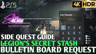 Bulletin Board Request Legions Secret Stash STELLAR BLADE Legions Secret Stash Walkthrough 4K HDR