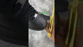 Nike Air Force 1 Black Real vs Fake differenceHave you noticed this before?