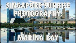 Sunrise shoot in Singapore Marina Bay