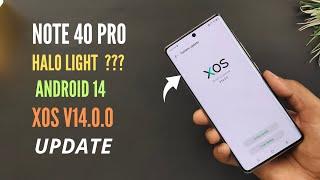 Infinix Note 40 Pro 5G System Update  Online Update XOS 14  V14.0.0  Halo Light Update 