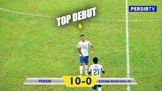 DEBUT CIRO ALVES LUAR BIASA  Persib Bandung vs Batam Renggali 10 - 0 Friendly Mtach 2022