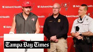 Bucs QB Blaine Gabbert recounts his water rescue of survivors from a helicopter crash