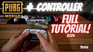 PubG Mobile with PS5 Controller XBOXSWITCH  FULL TUTORIAL 2024 NO PCNOROOTNOBAN EASY TUTORIAL