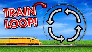 TRAIN Stunts With LOOPS  BeamNG Multiplayer w@CamodoGaming