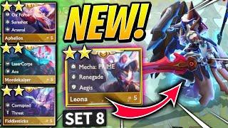 NEW SET 8 GAMEPLAY w MEGA LEONA & 5-COST CHAMPIONS - Teamfight Tactics TFT PBE Reveal Guide