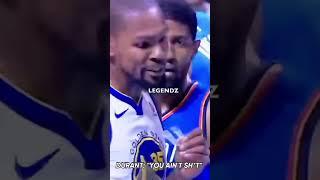 When Kevin Durant told Russell Westbrook “you ain’t sh*t… you’re a pu**y” #shorts #warriors
