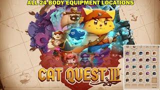 Cat quest 3 walkthrough - All 24 body armor equipments locations