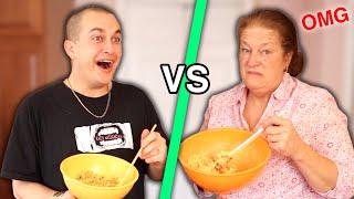 Vegan vs. Non-Vegan Cooking Taste Test with my mom