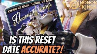 IS THIS THE OFFICIAL RANK RESET DATE? NEW CODES TO USE Honor of Kings