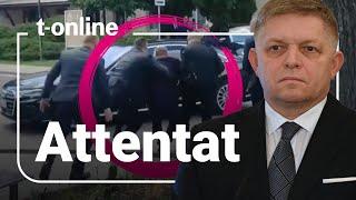 Ministerpräsident Fico angeschossen Video zeigt chaotische Szenen