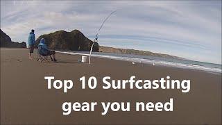 NZ Basic Fishing  Tutorial  10 Surfcasting gears you need