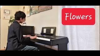 Playing Flowers on Piano