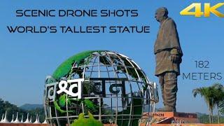 STATUE OF UNITY  SCENIC DRONE SHOTS  GUJARAT TOURISM  CRUISE  NARMADA DAM  EMERGING INDIA