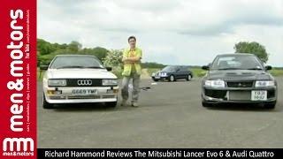 Richard Hammond Reviews The Mitsubishi Lancer Evo 6 & Audi Quattro