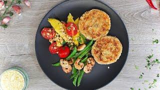 Thai Salmon Fishcackes with Prawn and Mango Salsa Recipe - Fish Cake Patties