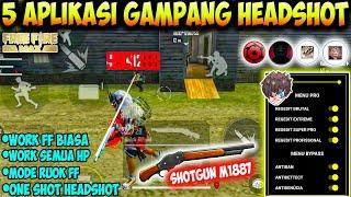 RAHASIA ️ 5 APLIKASI HEADSHOT DI FF MAX & FF BIASA TERBARU 2021  CARA HEADSHOT DI FREE FIRE MAX