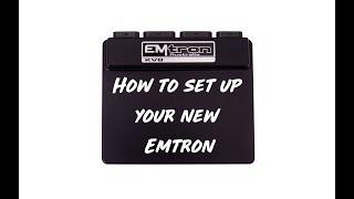 Connecting to your Emtron ECU for the first time